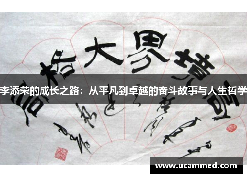 李添荣的成长之路：从平凡到卓越的奋斗故事与人生哲学